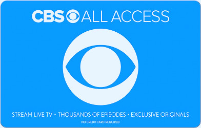 CBS All Access $25 Gift Card (Digital Delivery) [Digital] $25 CBS DIGITAL  .COM - Best Buy